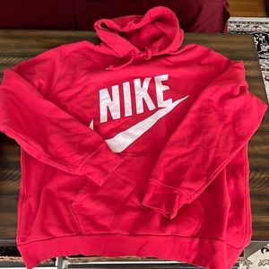 Nike Red logo hoody
